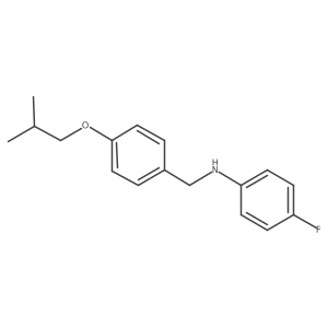 4-Fluoro-N-(4-isobutoxybenzyl)aniline Structure