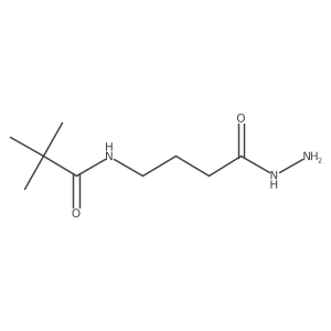 N-[3-(hydrazinecarbonyl)propyl]-2,2-dimethylpropanamide结构式