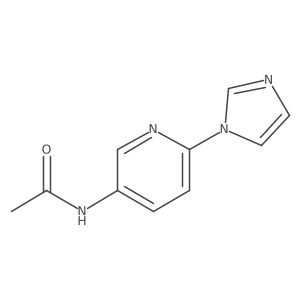 N-(6-(1H-imidazol-1-yl)pyridin-3-yl)acetamide Structure