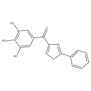 (2-Phenyl-thiazol-4-yl)-(3,4,5-trihydroxy-phenyl)-methanone Structure