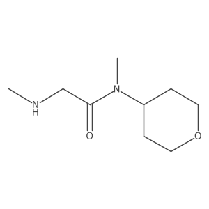 N-methyl-2-(methylamino)-N-(oxan-4-yl)acetamide Structure