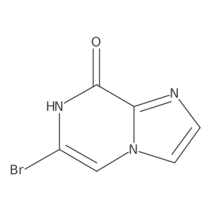 6-Bromoimidazo[1,2-a]pyrazin-8(7H)-one结构式