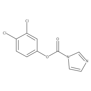 Imidazole-1-carboxylic acid 3,4-dichloro-phenyl ester结构式