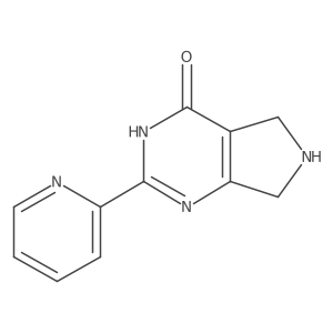 2-(Pyridin-2-yl)-6,7-dihydro-5H-pyrrolo[3,4-d]pyrimidin-4-ol Structure