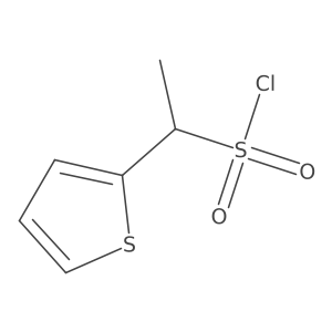 1-(Thiophen-2-yl)ethane-1-sulfonyl chloride结构式