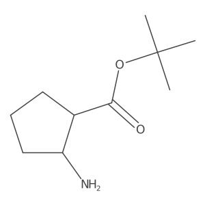 tert-butyl (1S,2S)-2-aminocyclopentane-1-carboxylate Structure