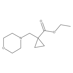 Ethyl 1-(morpholin-4-ylmethyl)cyclopropane-1-carboxylate Structure