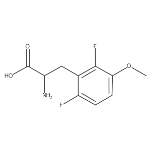 (R)-2-Amino-3-(2,6-difluoro-3-methoxyphenyl)propanoic acid结构式