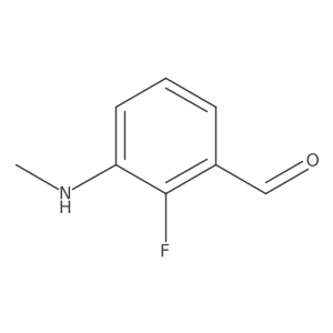 2-Fluoro-3-(methylamino)benzaldehyde Structure
