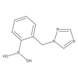 (2-((1H-1,2,4-Triazol-1-yl)methyl)phenyl)boronic acid结构式