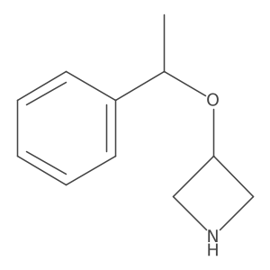 3-(1-Phenylethoxy)azetidine Structure