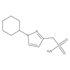 (1-cyclohexyl-1H-pyrazol-3-yl)methanesulfonamide结构式