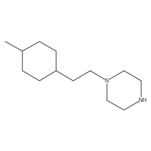 1-(2-(4-Methylcyclohexyl)ethyl)piperazine结构式