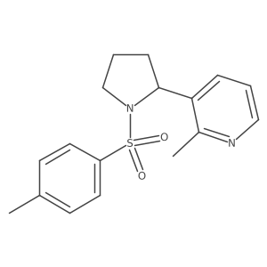 2-Methyl-3-(1-tosylpyrrolidin-2-yl)pyridine Structure