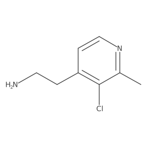 2-(3-Chloro-2-methylpyridin-4-YL)ethanamine Structure
