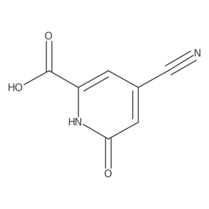 4-Cyano-6-hydroxypyridine-2-carboxylic acid Structure