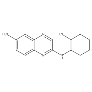 N2-(2-aminocyclohexyl)quinoxaline-2,6-diamine结构式