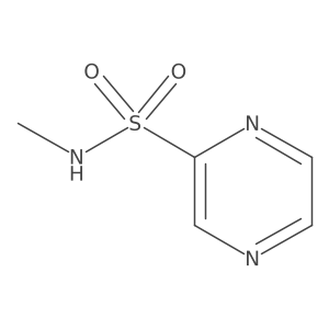 N-methylpyrazine-2-sulfonamide结构式