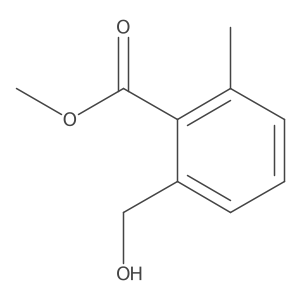 Methyl 2-(hydroxymethyl)-6-methylbenzoate结构式