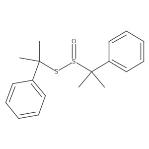 (R)-S-(2-Phenylpropan-2-yl) 2-phenylpropane-2-sulfinothioate Structure