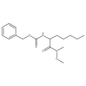 Carbamic acid, [1-[(methoxymethylamino)carbonyl]hexyl]-, phenylmethyl ester结构式