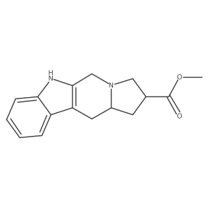 methyl 2,3,3a,4,9,10-hexahydro-1H-indolizino[6,7-b]indole-2-carboxylate Structure