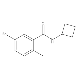 5-bromo-N-cyclobutyl-2-methylbenzamide Structure