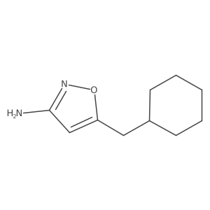 5-(Cyclohexylmethyl)isoxazol-3-amine结构式