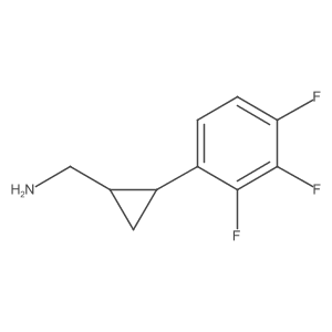 [2-(2,3,4-Trifluorophenyl)cyclopropyl]methanamine结构式