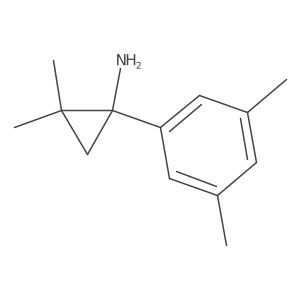 1-(3,5-Dimethylphenyl)-2,2-dimethylcyclopropan-1-amine Structure