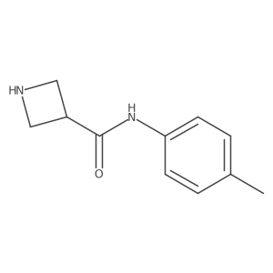 Azetidine-3-carboxylic acid p-tolylamide结构式