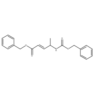 (S,E)-Benzyl 4-(((benzyloxy)carbonyl)amino)pent-2-enoate结构式