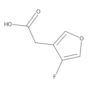 2-(4-Fluorofuran-3-yl)acetic acid Structure