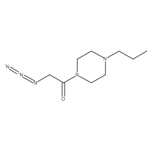 2-Azido-1-(4-propylpiperazin-1-yl)ethan-1-one结构式