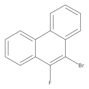 9-Bromo-10-fluorophenanthrene结构式