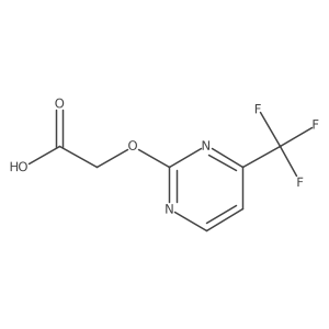2-{[4-(Trifluoromethyl)pyrimidin-2-yl]oxy}acetic acid结构式