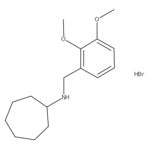 N-(2,3-dimethoxybenzyl)cycloheptanamine hydrobromide Structure