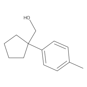 [1-(4-Methylphenyl)cyclopentyl]methanol结构式