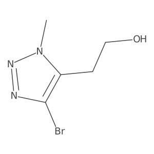 2-(4-Bromo-1-methyl-1H-1,2,3-triazol-5-yl)ethan-1-ol Structure