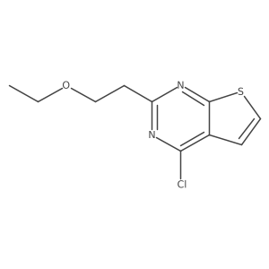 4-Chloro-2-(2-ethoxyethyl)thieno[2,3-d]pyrimidine结构式