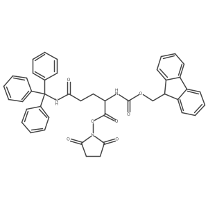 Fmoc-Gln(Trt)-Osu结构式