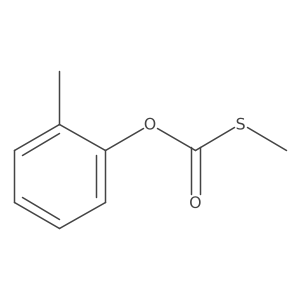 S-Methyl O-(2-methylphenyl) carbonothioate结构式
