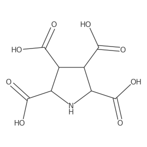 2,3,4,5-Pyrrolidinetetracarboxylic acid Structure