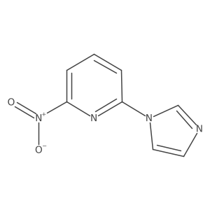 2-(1H-Imidazol-1-yl)-6-nitropyridine Structure