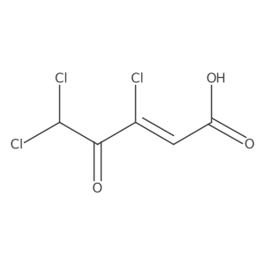 3,5,5-Trichloro-4-oxo-2-pentenoic acid Structure