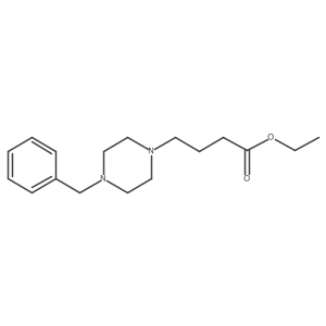 Ethyl 4-(phenylmethyl)-1-piperazinebutanoate Structure