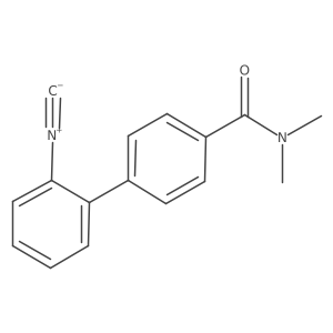 [C-]#[N+]c1ccccc1-c1ccc(C(=O)N(C)C)cc1结构式