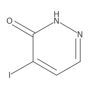 5-iodo-1H-pyridazin-6-one Structure