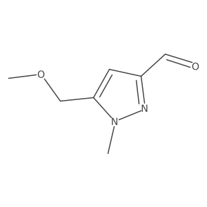 5-(Methoxymethyl)-1-methyl-1H-pyrazole-3-carboxaldehyde Structure
