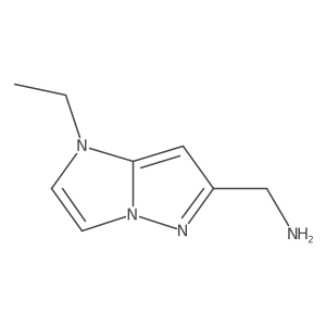 (1-ethylimidazo[1,2-b]pyrazol-6-yl)methanamine Structure